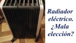 radiador eléctrico viejo en mal estado